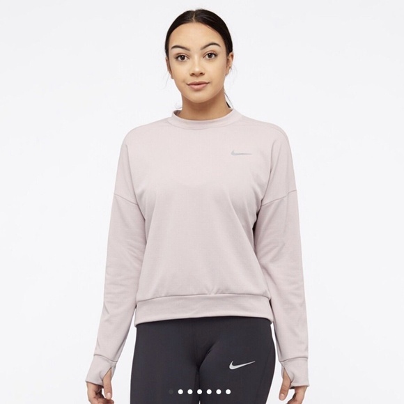 Nike Sweaters - Nike Running Women’s Dry-Fit Pullover Sweater - Particle Rose Pink, Small